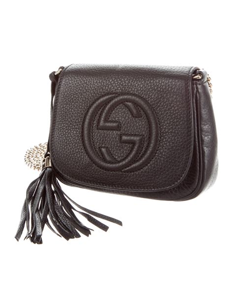 black gucci crossbody with gold chain|authentic gucci crossbody bag unisex.